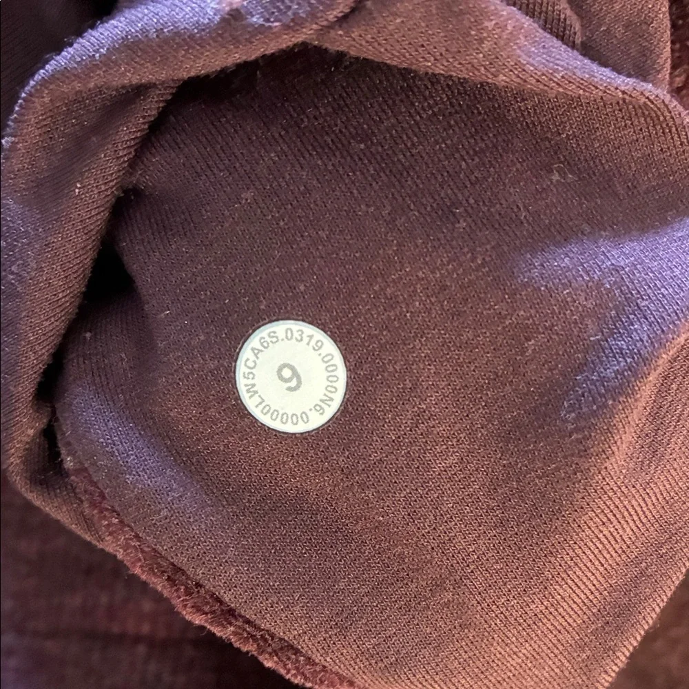 lululemon Warm Down Velour Jogger Heathered Artic Plum Size 6